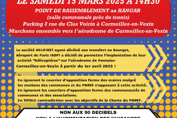 Tract manifestation cointre les hélicoptères