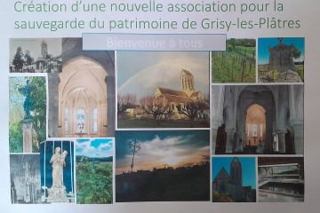 Annonce de la création d'une association de sauvegarde du patrmoinne grisylieniY6