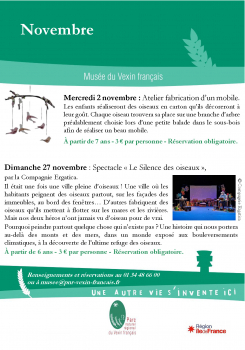 Le musée du vexin en novembre