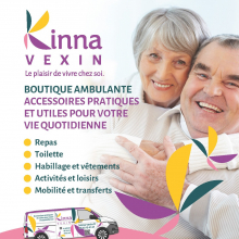 Mardi 04 juin sur la place du Soleil levant la Sté KINNA VEXIN : le plaisir de vivre chez soi tous les jours.
