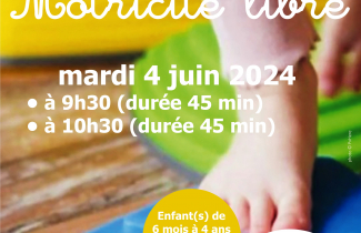 Mardi 04 juin : atelier de motricité libre pour les jeunes enfants à Grisy- les-Plâtres.