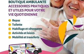 A Grisy le mercredi 03 juillet : boutique ambulante  KINNA " Bien être au quotidien ".